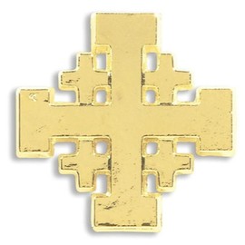 Christian Brands Jerusalem Cross Lapel Pin
