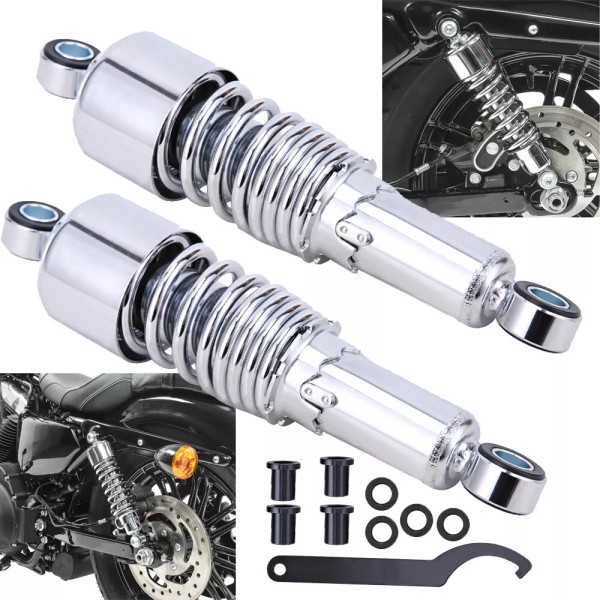 OUMURS 10.5" Shock Absorber 267mm Suspension For Harley Road King