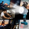 3 Modes LED Handheld Work Light 110 Degree Rotating Head