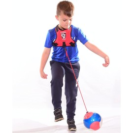 Llera SPort Football Training Toy for Kids 2-6 YO | Adjustable Skill Ball for Juggling & Football Skills Development | Great Birthday Gift for Toddlers | Ball Size 2 Included