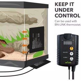 BN-LINK Durable Reptile Heating Pad 6X8 with Digital Thermostat