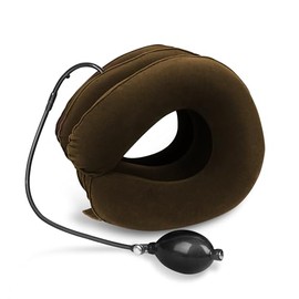 RUNZI Dispositivo De Tracción Cervical Para El Cuello, Camilla Inflable Para El Cuello, Fácil De Usar Para Aliviar El Dolor Crónico De Cuello Y Hombro