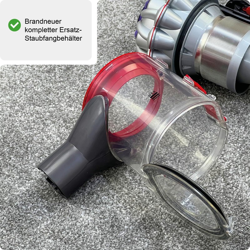 Spares2go Handheld Vacuum Cleaner Dust Bin for Dyson V8 Absolute
