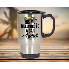 Car Enthusiast Gifts, Classic Car Race Car Muscle Car Sport Car Enthusiasts Car Lovers Gag Gifts for Men Women Boys Girls and Kids Travel Mug