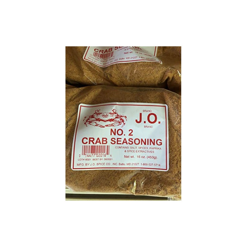 J.O. #2 crab Seasoning J O Maryland 32 oz USA