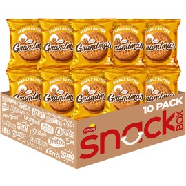 Grandma's Cookies, Peanut Butter, 2.5 Ounce (Pack of 10)