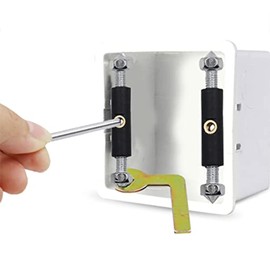 Connection Box Switch Box Repair Tool Strut Wrench Wall Switch Repair Mounting Set for 86 mm x 86 mm Electric Wall Boxes (86 Metal Struts)