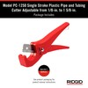 RIDGID 23488 Model PC-1250 Single Stroke Plastic Pipe and Tubing