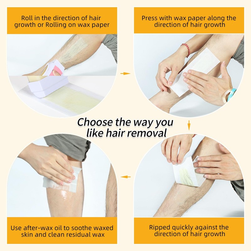 Roll on Waxing Kit for Hair Removal Roll Waxing Kit