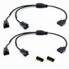 Jstincal 1-to-2 ARGB Splitter Cable, 5V 3-Pin to JST SM