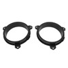 1 Pair 6.5in Door Speaker Spacer Wire Harness Kit Black
