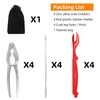 12 Piece Seafood Tools Set Nut Cracker Crab Lobster Set,