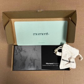 Moment Pebble Mindfulness Stone Breathing Tool + Gift Box & Pouch – New in Box
