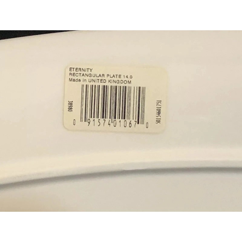 Wedgwood Eternity Rectangular Plate 14" ~new~