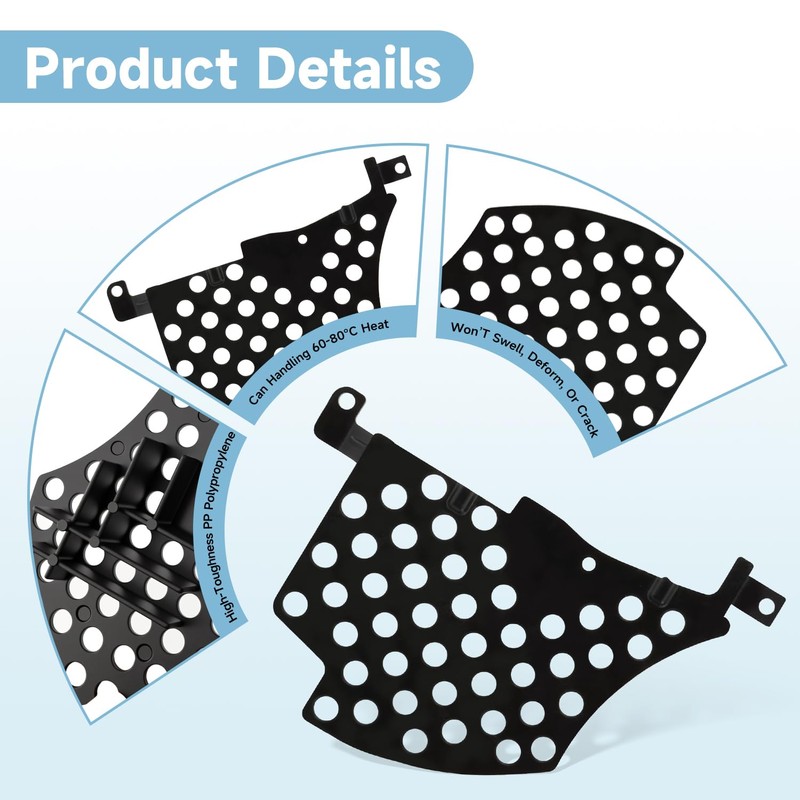 LEYURISE Dishwasher Sump Cover and Filter Inlet Pump Plate Compatible