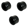 Plumbing Waste Reducer, 40mm to 32mm, Black Solvent Weld, Pack