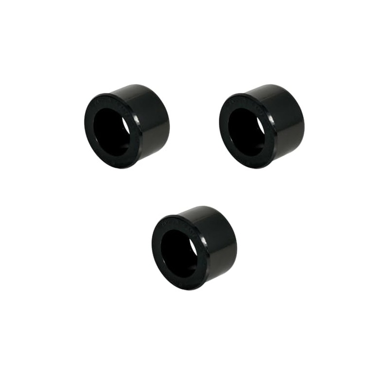 Plumbing Waste Reducer, 40mm to 32mm, Black Solvent Weld, Pack