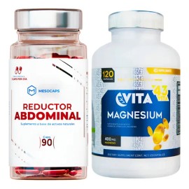 Quemador De Grasa Abdominal  120 Cáps. Citrato De Magnesio                                                                                            