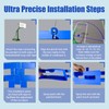 Reusable Waterproof Basketball Court Stencil Kit for Concrete