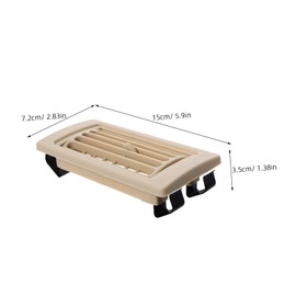 iplusmile Adjustable Car Air Vent Grille Deflector Durable Construction for Improved Airflow and Cooling Buses and Modified Vehicles Easy Installation Ventilation Accessory