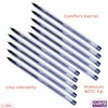 CLARO A-one Ballpoint Pens, BLACK, Medium Point (1.0mm), Pack of