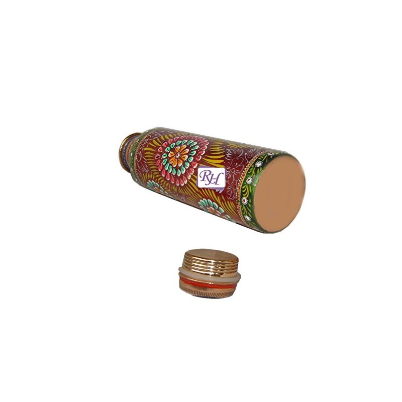 Pure Copper Water Bottle for (Joint Free & leak proof)