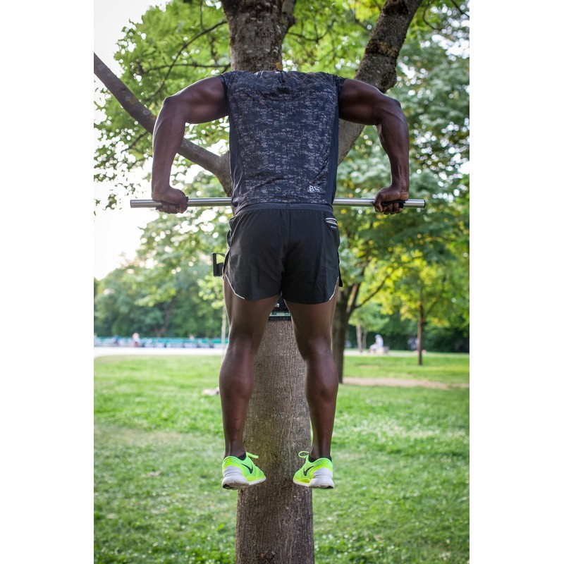 PULLUP & DIP Straight Pull-Up Bar Set as Extension for