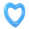 Heart Shaped Swimming Circle 120cm Thick Tear Resistant PVC Material