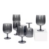 Yalin Set of 6 Unbreakable 12 oz Acrylic Plastic Wine