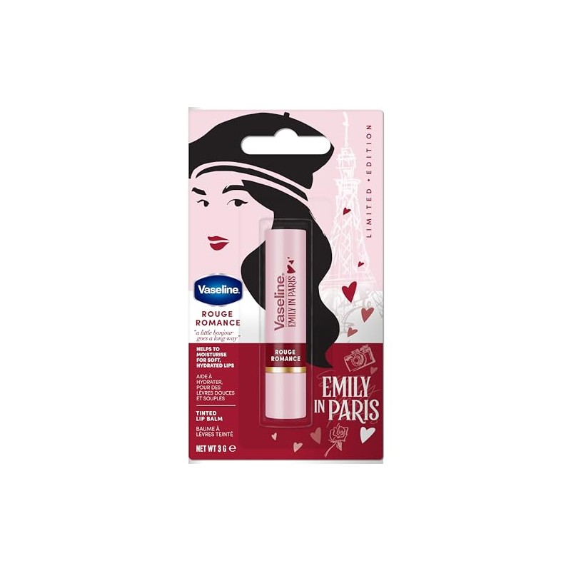 Vaseline Emily in Paris Bálsamo Labial Color Rojo, 3.0g