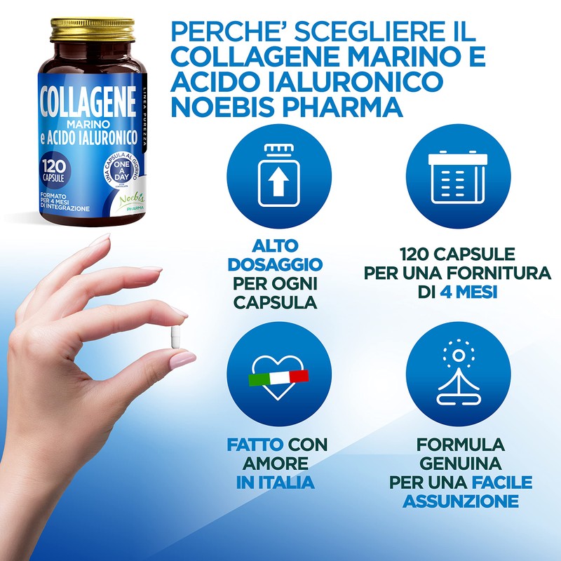 Collagene Marino e Acido Ialuronico: Integratore per Pelle, Ossa e