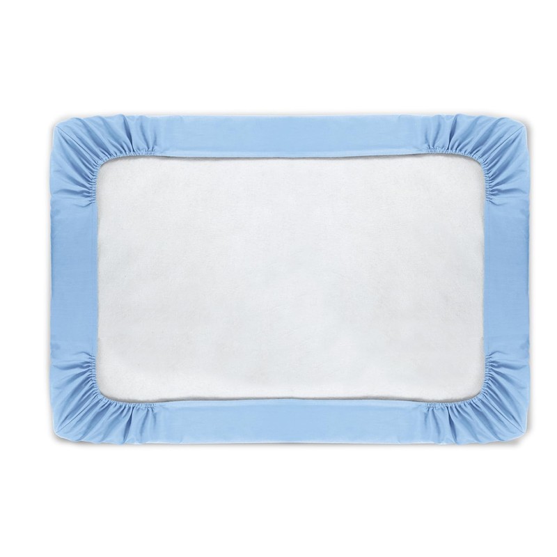 CHARKHAH Polycotton Fitted Sheet for Single Double King Super King