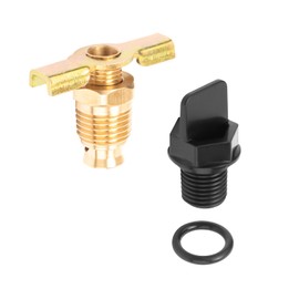 GRONGU 006721F Pool Heater Drain Plug Compatible with Raypak Capron Drain Plug, Pool Heater Parts Fits for Raypak RP2100 Digital Gas Models R185A-R405A, R185B-R405B, 206A-406A, 207A-407A