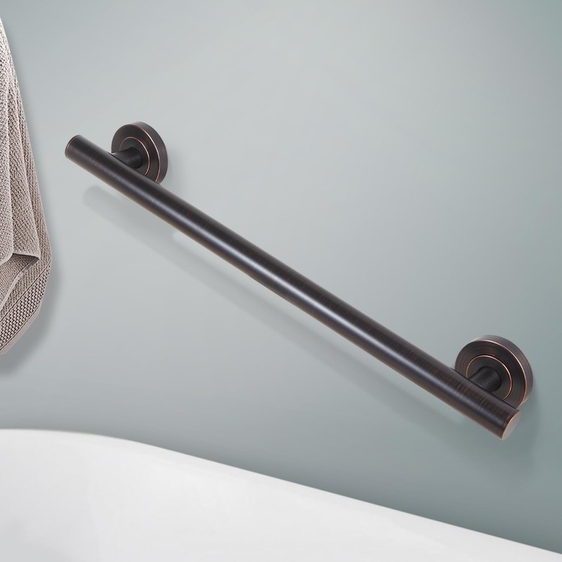 Lava Odoro Shower Grab Bar, Modern Stainless Steel Handicap Grab
