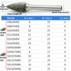 Rotary File Cutter Power Tool 6mm Shank Wood Carving Drill