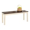Signature Design by Ashley Whitesburg Cottage Rectangular Dining Bench, Brown