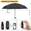 RENDIN Sombrillas Para Lluvia PortáTil Uv,Eight Bones And Five Folds