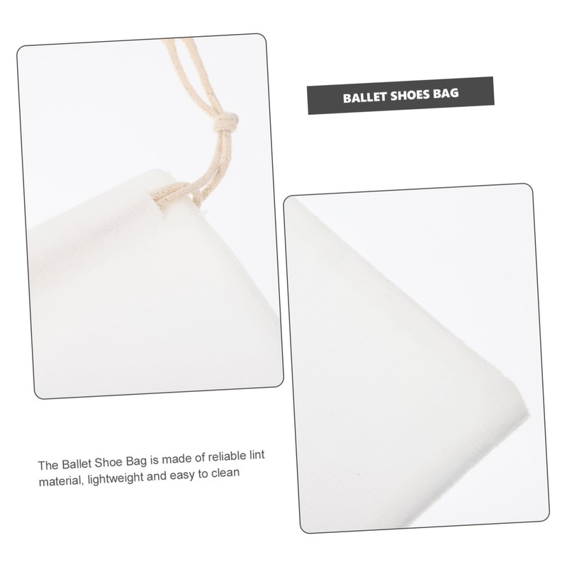 3 Pcs Ballet Shoes Drawstring Bags Lightweight Dance Shoe Storage