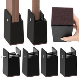 GAGUIUP Table Legs Height 3.9 inches (10 cm), Set of 4, Height Adjustment, Kotatsu