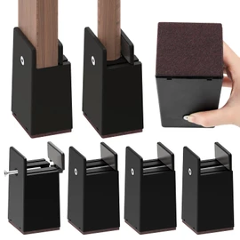 GAGUIUP Table Legs Height 3.9 inches (10 cm), Set of 4, Height Adjustment, Kotatsu