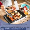 Griddle Accessories Kit of 16, HaSteeL Stainless Steel Teppanyaki Tools