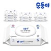 gentle Sundoong-i Biodegradable Wet Wipes Antibacterial Wipes Cap Type 60 Sheets 8 Packs/ST-01 / 순둥이 생분해물티슈 살균티슈 캡형 60매 8팩/ST-01