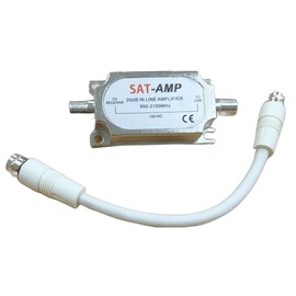 electrosmart Easy Fit Satellite Signal Amplifier Booster & Patch Lead