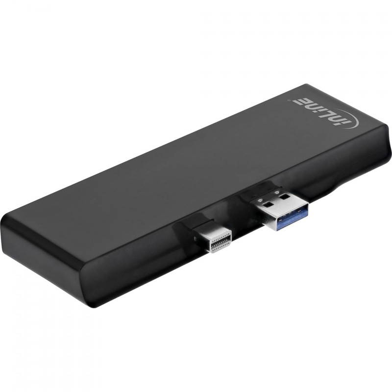 InLine 35393 MultiHub, Surface Pro 4/5/6, 3-Port USB 3.2 Type-A