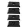 KIMISS Rubber Buffer Suspension, 4PCS 1362685080 Replacement For CITROEN JUMPER