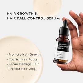 Advanced Hair Growth Serum, Hair Growth Oil with Rosemary+Biotin+Redensyl+Anagain +Baicapil, Stimulate Hair Regrowth, Increase Hair Density, Hair Loss Treatments for Women Men, 30ml