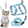 Cat Harness and Leash Set, Lovely Floral Kitten Harnesses with