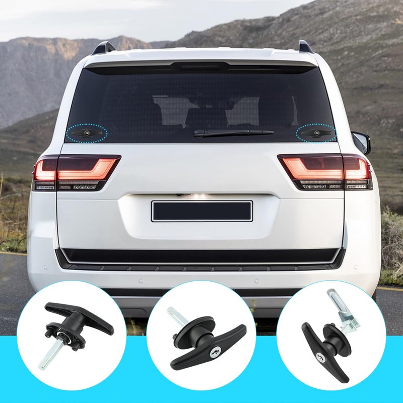Truck Cap Camper Shell T-Handle Lock Latch Replacement Kit -