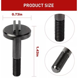 06-75-0025, 06750025 Blade Backing Pad Screw Compatible with Milwaukee Electric Tool 2626-20 F40A,F40B M18 Multi-Tool