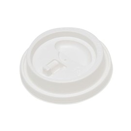 Sunnap Embossed Cups, Lid for Paper Cups, White, 7.1 fl oz (210 ml) (Lift Up Lid with Opening) Diameter: Approx. 3.0 inches (75 mm), 50 Pieces CRU2150E